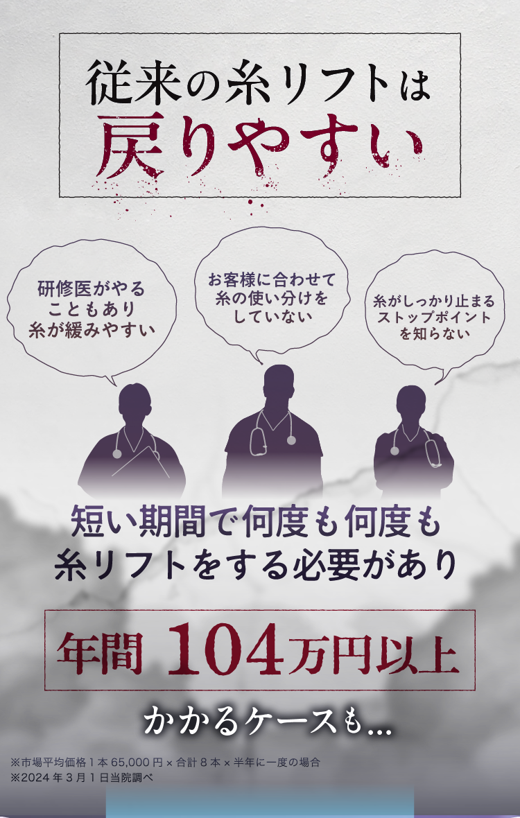 糸リフトで美しく変えられる